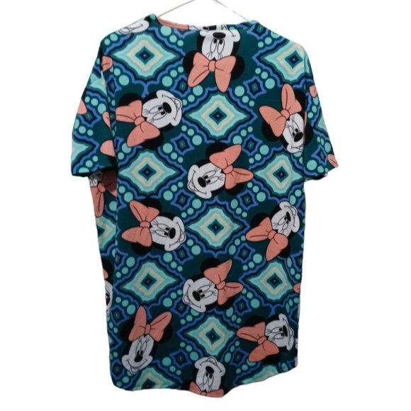 LuLaRoe Irma Women's Disney Minnie Mouse Print Top Size XXS - Picture 2 of 5